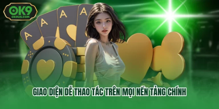 Giao diện dễ thao tác trên mọi nền tảng chính